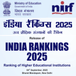 NIRF Rankings 2025 Released; IIT Madras Leads in Overall and Engineering Categories